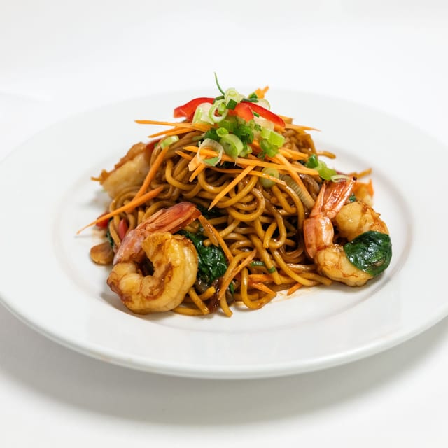 Gulf Shrimp Lo-Mein (China).