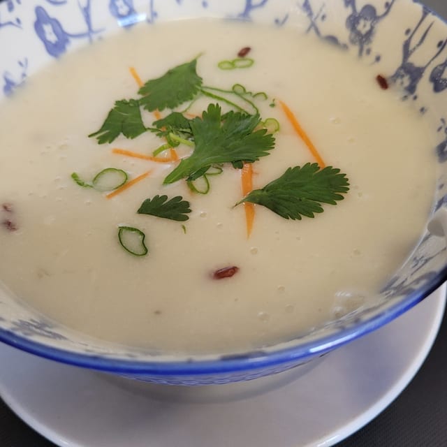 Thai Chicken and Rice Soup.