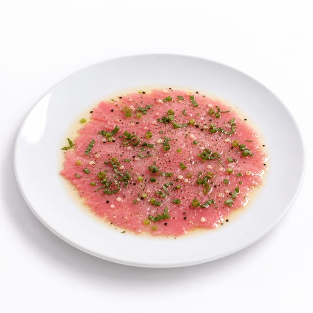 Tuna Carpaccio.