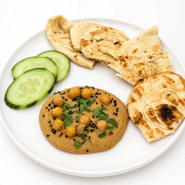 Black Garlic Hummus.
