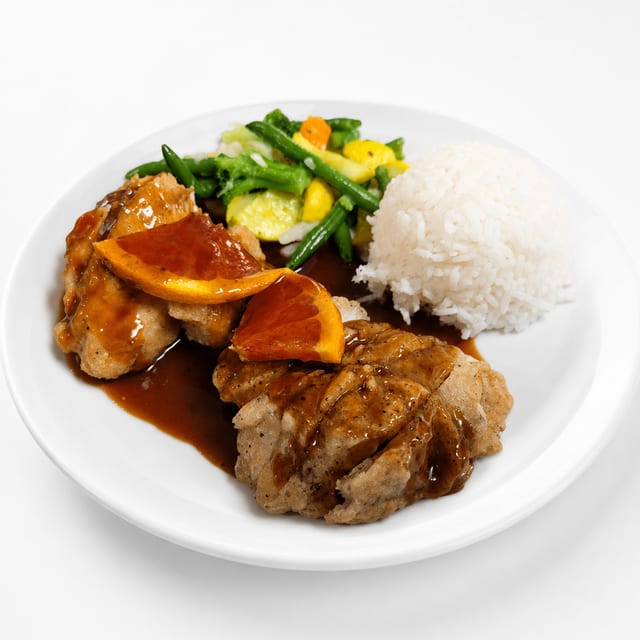 Tangy Orange Chicken.